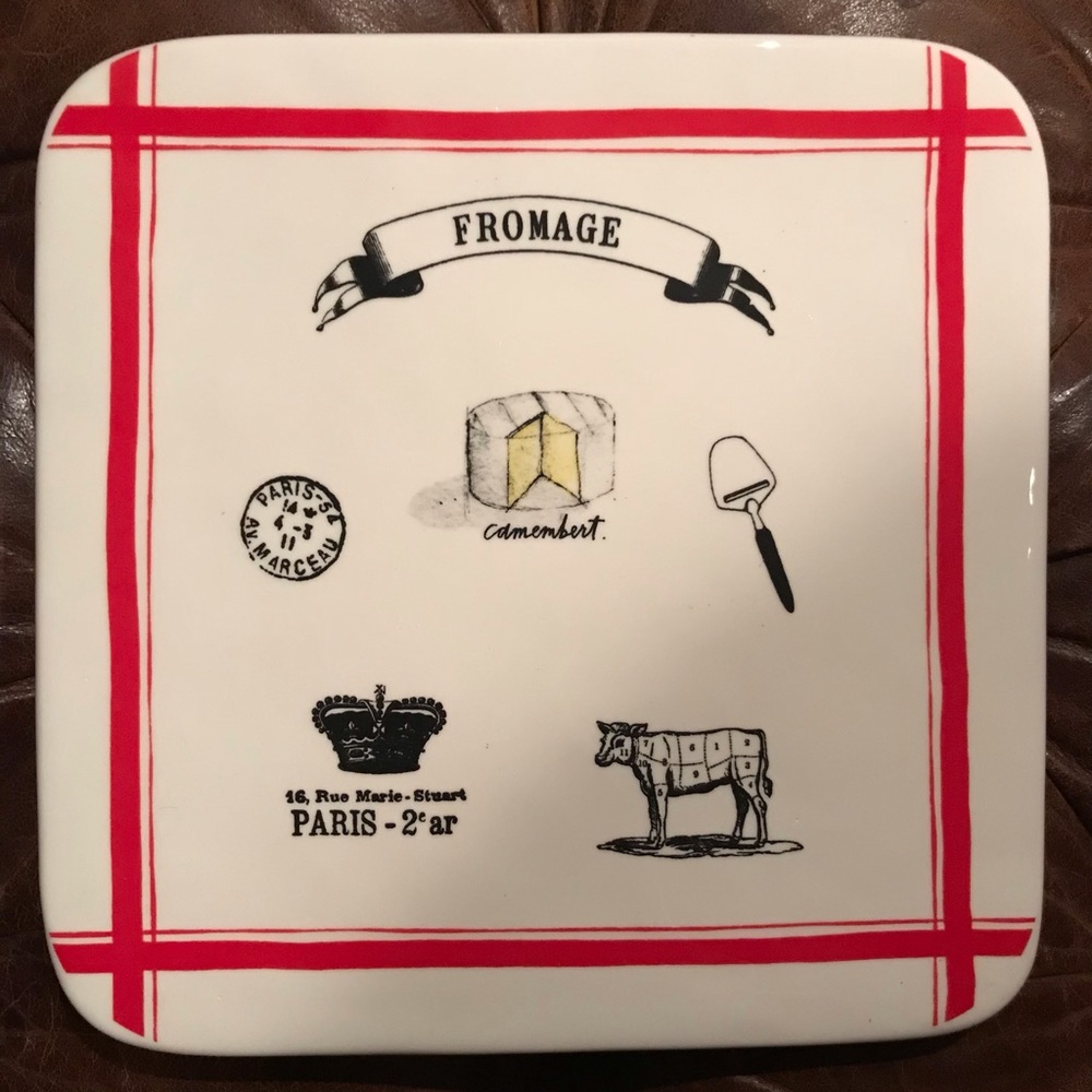 Rae Dunn large cheese/fromage platter, NWT.